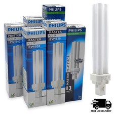 Philips Master PL-C 2 Pin G24D-3 - 13W 18W 26W Fluorescent Quad Tube Bulb