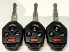 LOT OF 3 SUBARU REMOTE HEAD KEY FOB  KEYLESS ENTRY FOB LOT  CWTWBU766