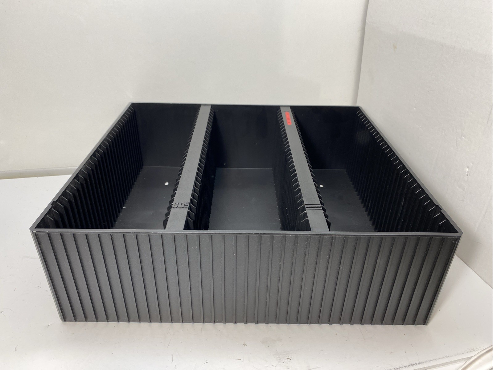 Laserline 90 CD CD90 Storage Case Wall Mount Rack Holder Black Plastic