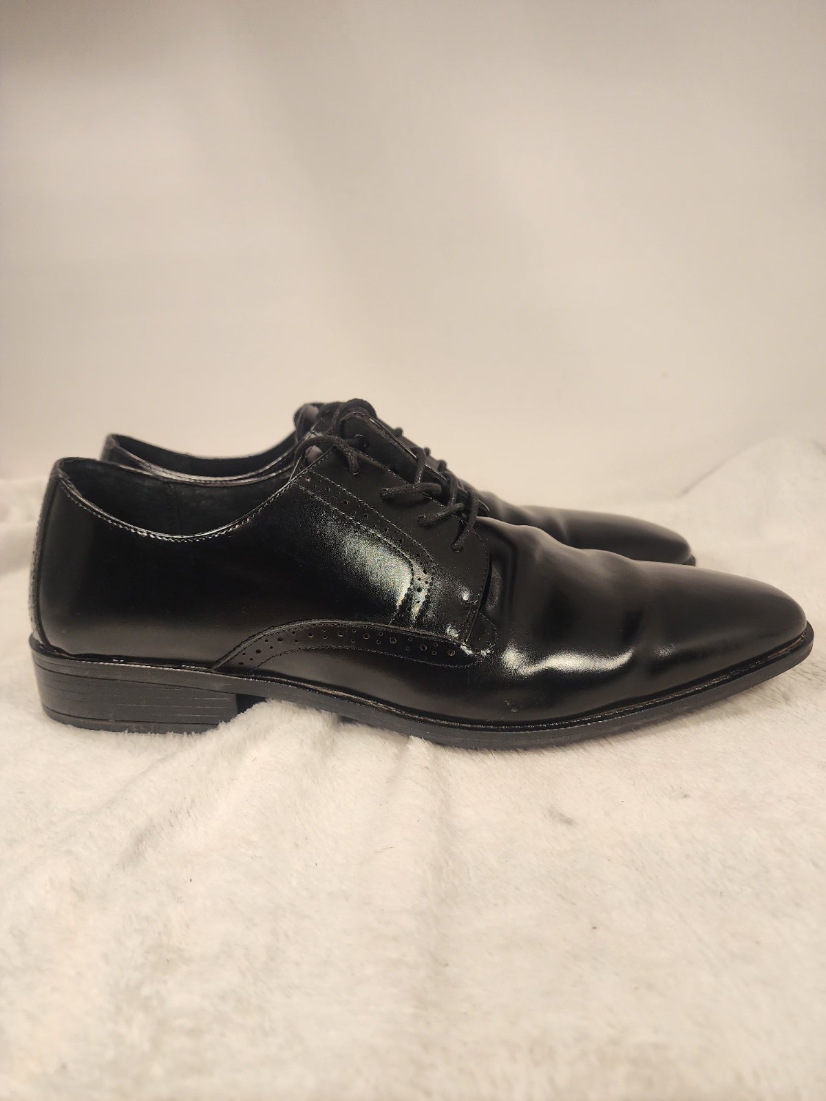 SAOLA Oxford Stacy Adams Ardell antiscivolo punta liscia nero (20162 001) taglia 14M