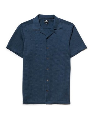 Brooklyn Brigade COURT CROSSHATCH CAMP SHIRT