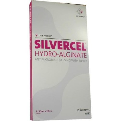 SILVERCEL Hydroalginat Verband 10x20 cm 5 St