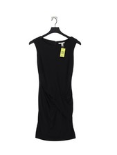 Mango Bodycon Midi Dress S in Black