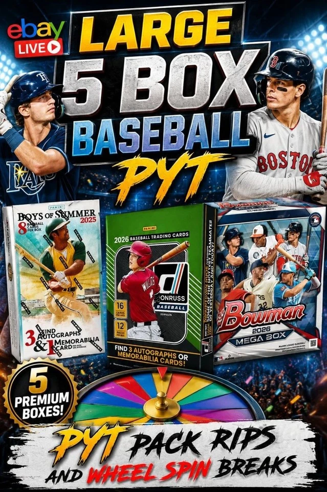 MUILT BOX ⚾BREAK 150 ITEMS TO RIP  EBAYS LARGEST RIP N SHIP SELECTION