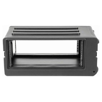 SKB 4U rSeries Shallow Rolling Rack with Integrated Back Wheels and.. -OPEN BOX