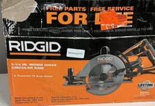 RIDGID R32104 THRUCOOL 15 Amp 7-1/4” Worm Drive Circular Saw Tool Only Used