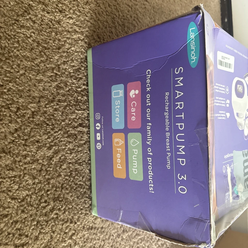 Lansinoh Smartpump 3.0 Extractor de leche eléctrico doble, portátil Open Box - Image 3 of 4