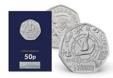 2026 20 Years of Wicked 50p Fifty Pence Coin BU  Pre Order