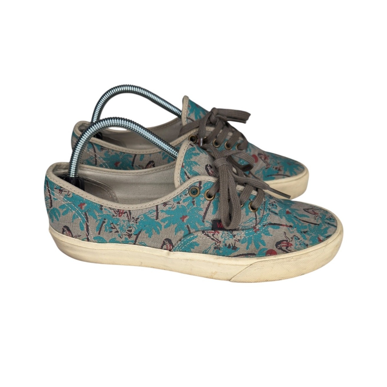 VANS California CA HULA CAMO Aluminum Hawaiian Dancer Mens 9 Women 10.5 RARE EUC thumbnail 2