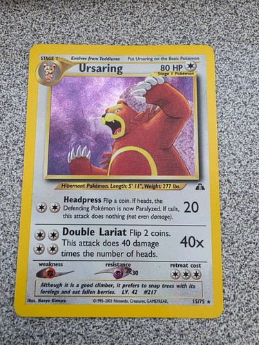 Ursaring 15/75 Neo Discovery Holo