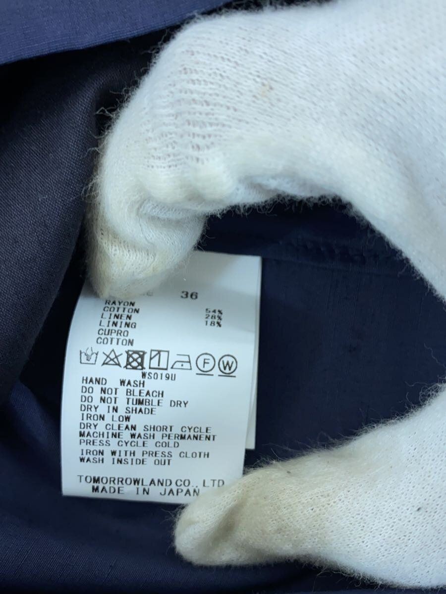 TOMORROWLAND altra giacca 36 rayon blu navy tinta unita 12 07 22 07501 usata