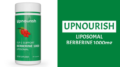 does berberine have glp-1 UpNourish Liposomal Berberine Supplement, Berberine HCl 1000mg Plus 90  Capsules
