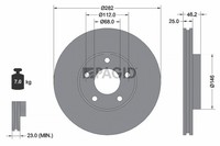 2X Pagid Bremsscheibe InnenbelüFtet Ø282Mm FüR VW Passat Variant 3B5 3B2