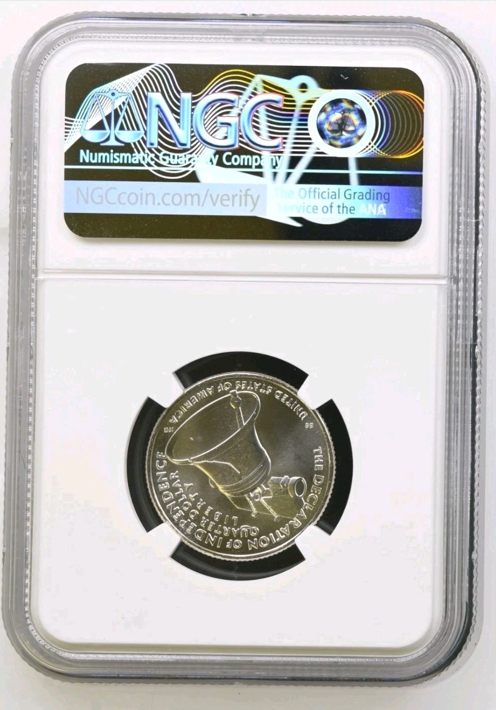 1776-2026 25C Declaration of Independence July 4th Privy Quarter NGC ...