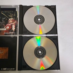 SS LAYER SECTION & PANZER DRAGOON Sega Saturn Soft Set of 2