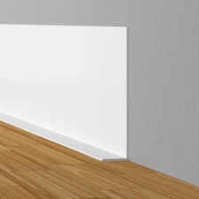 Raycity Vinyl Baseboard Trim, 5 Inch x 20 Feet Peel and Stick Rubber Baseboard M