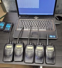 LOT OF 5 KENWOOD TK-3170-K UHF 450-490 MHZ 128 CH PORTABLE RADIOS WITH CHARGERS