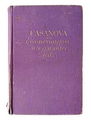 Casanova, Giacomo: Erinnerungen aus galanter Zeit (gebunden, Leipzig)