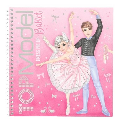 Depesche TOPModel Ballet Dress Me Up Stickerbuch 24 Seiten Ballerina Motive