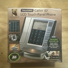 Talking Caller ID LCD Touch-Panel Landline Phone Products NEW Open Box