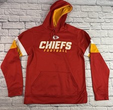 Kansas City KC Chiefs Hoodie Sz M NFL Football Arrowhead Mahomes Fleece Lined