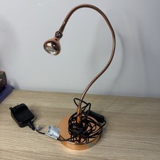 IKEA JANSJO Copper Rose Flexible Articulating Gooseneck Desk Lamp Tested Spot 