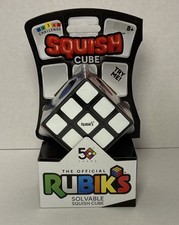 Rubik's Squish Stress Cube Soft 3 X 3 Puzzle Games Girls Boys Toys Brand New