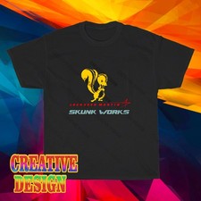 NEW Lockheed Martin Skunk Works Logo Long Sleeve T-Shirt Funny Size S to 5XL