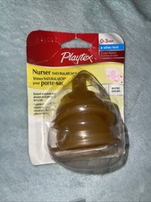Playtex Nurser NaturaLATCH Slow Flow Latex Nipples BPA Free Drop-Ins 0-3 M BP1