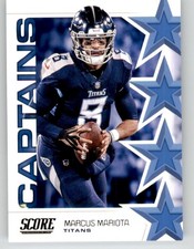 2019 Panini Score Captains Marcus Mariota #29 TEN