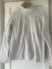 Thin Zip Up Neck Fleece by The North Face Size M