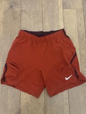 Nike Men's Court Advantage Dri-Fit Tennis Shorts Red Size Medium M