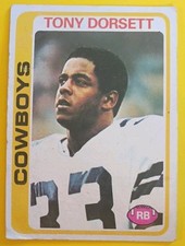 Topps 1978 Tony Dorsett RC Rookie #315 Dallas Cowboys Football Card