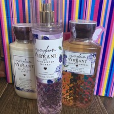 3 Pc Set Bath Body Works Fragrance Mist/Shower Gel/Lotion