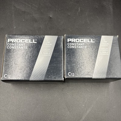 24 Procell C Constant Alkaline Batteries (2 cartons of 12 each)