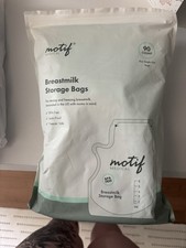 motif Medical Breastmilk Storage Bags 90 Count BPA-Free Leak-Proof Freezer Safe