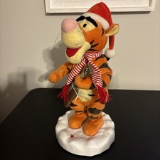Gemmy Tigger With Guitar Animated Musical 14" Plush Preowned Untested