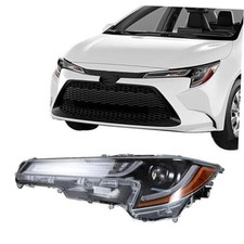 Driver Side Headlight Assembly Replacement for Corolla LE 2020 2021 2022 Left