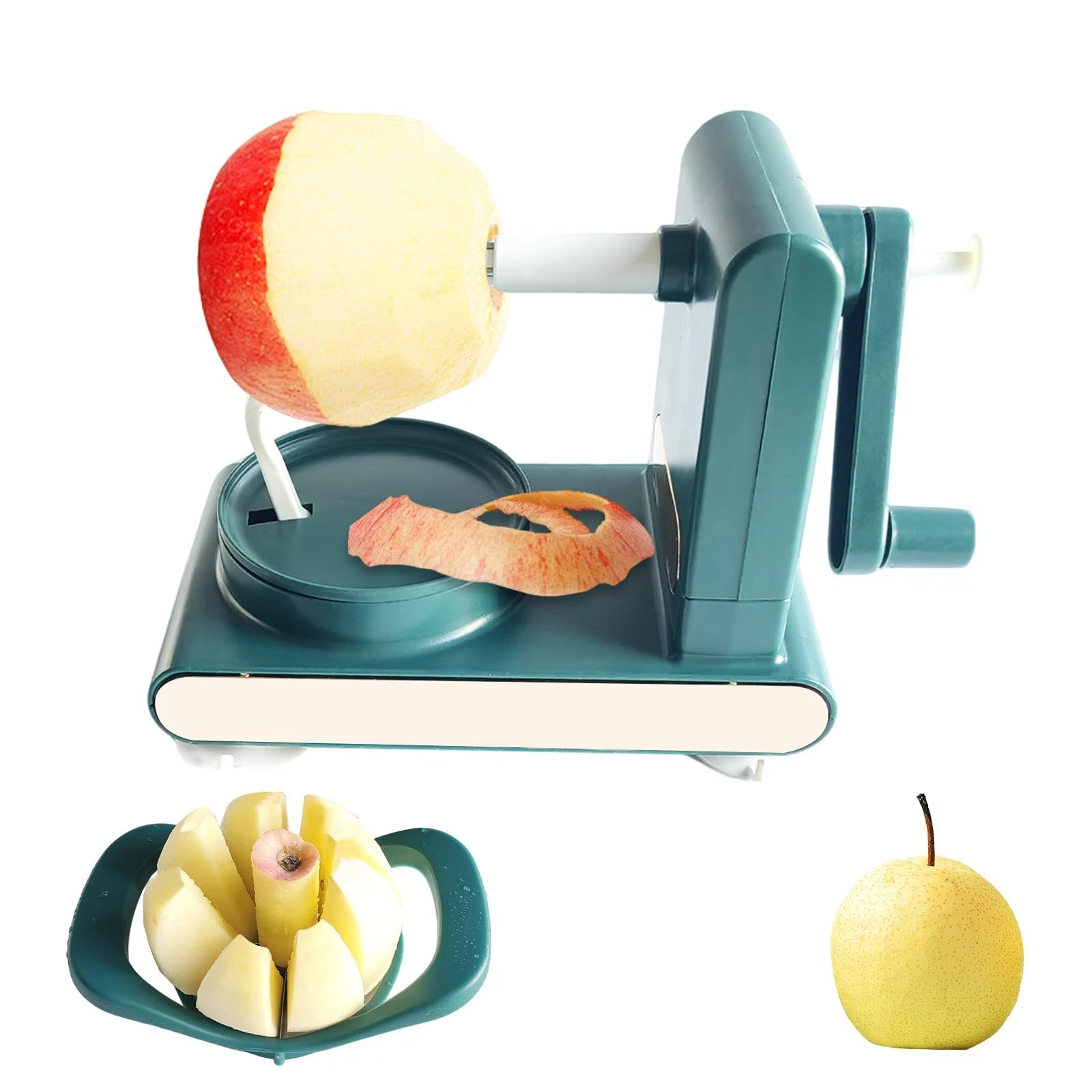 Peeler Slicer Corer Set – 8 Wedges Stainless Steel Blades - Effortless Peeling