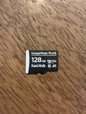 sandisk 128gb Image plus micro sd card Works ...