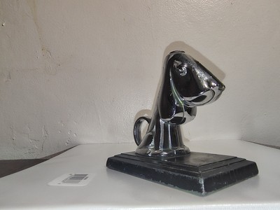 Vintage 1935 Ronson Hound Dog Striker Lighter. Art Metal Works USA