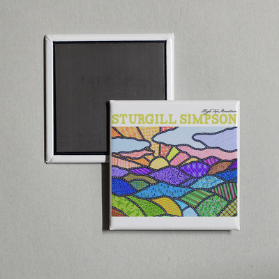 Sturgill Simpson - High Top Mountain Album Cover Locker Fridge Magnet