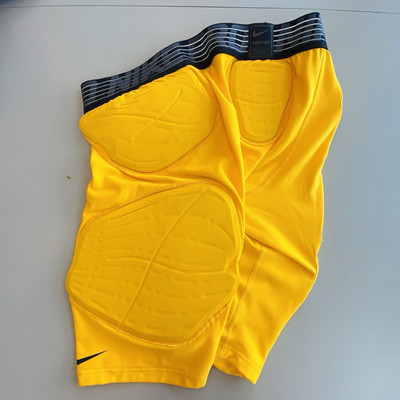 Nike Pro Hyperstrong 5-Pad BQ2725-739 Padded Shorts XXL Yellow Mens Size 2XL