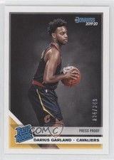 2019 Panini Donruss Rated Rookie Press Proof Silver /349 Darius Garland #250 1x9
