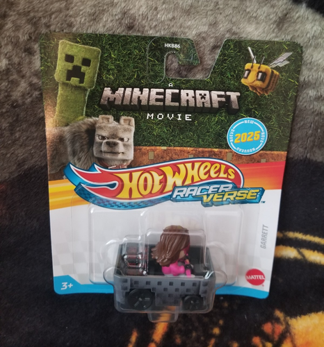 Hot Wheels Racer Verse 2025 - Garrett (Un Film Minecraft) - Voiture Diecast 1:64 Neuve