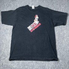 Vtg 1999 US Bombs World Tour T-shirt Mens L Punk Rock Band Tee Concert Shirt 90s