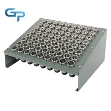 High Precision 72 Pack 5C Collet Set 64th sizes 0.0005" Rack