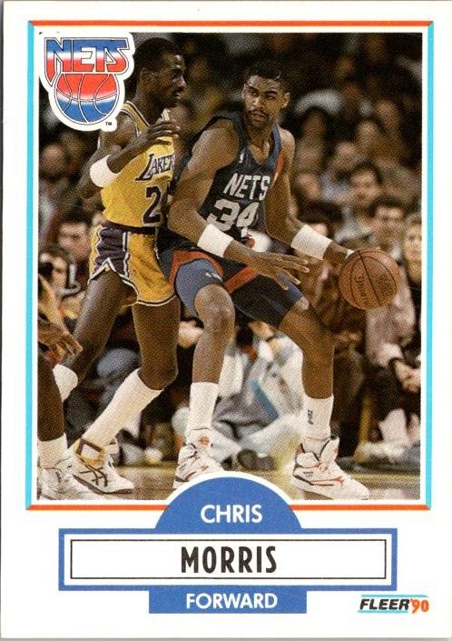 1990-91 Fleer #121 Chris Morris