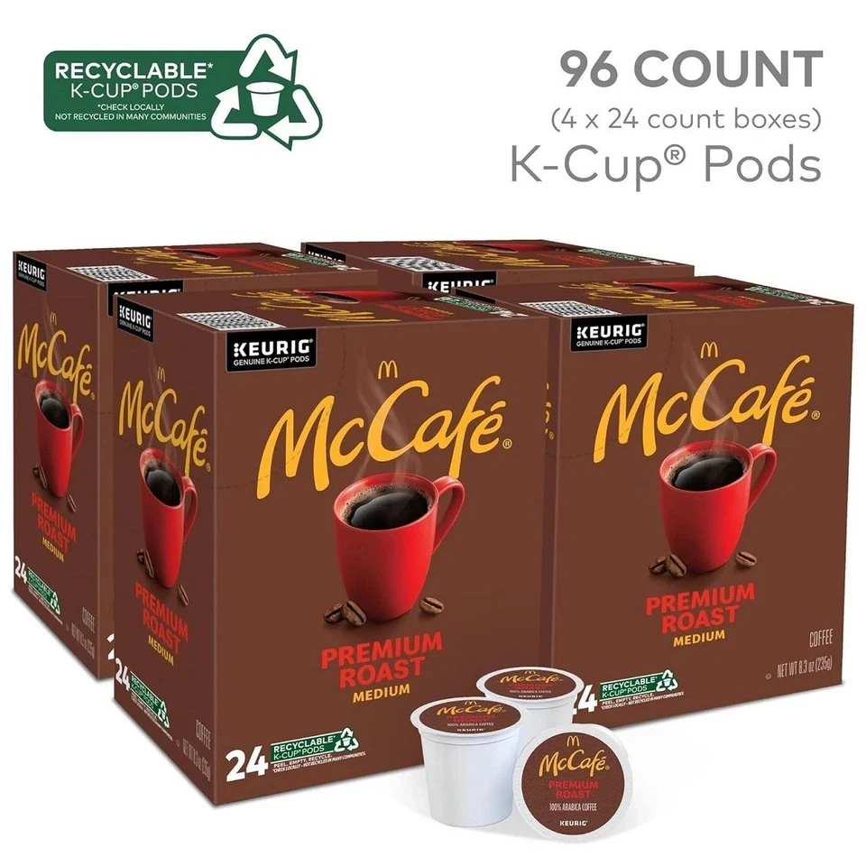 McCafe, café tostado premium, cápsulas Keurig de una sola porción K-Cup, 96 unidades EE. UU. Foto 2 de 4
