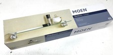 MOEN Banbury 5-4/25 in.L x 3 in.H x 22-3/4 in. Clear Glass Shelf Brushed Nickel